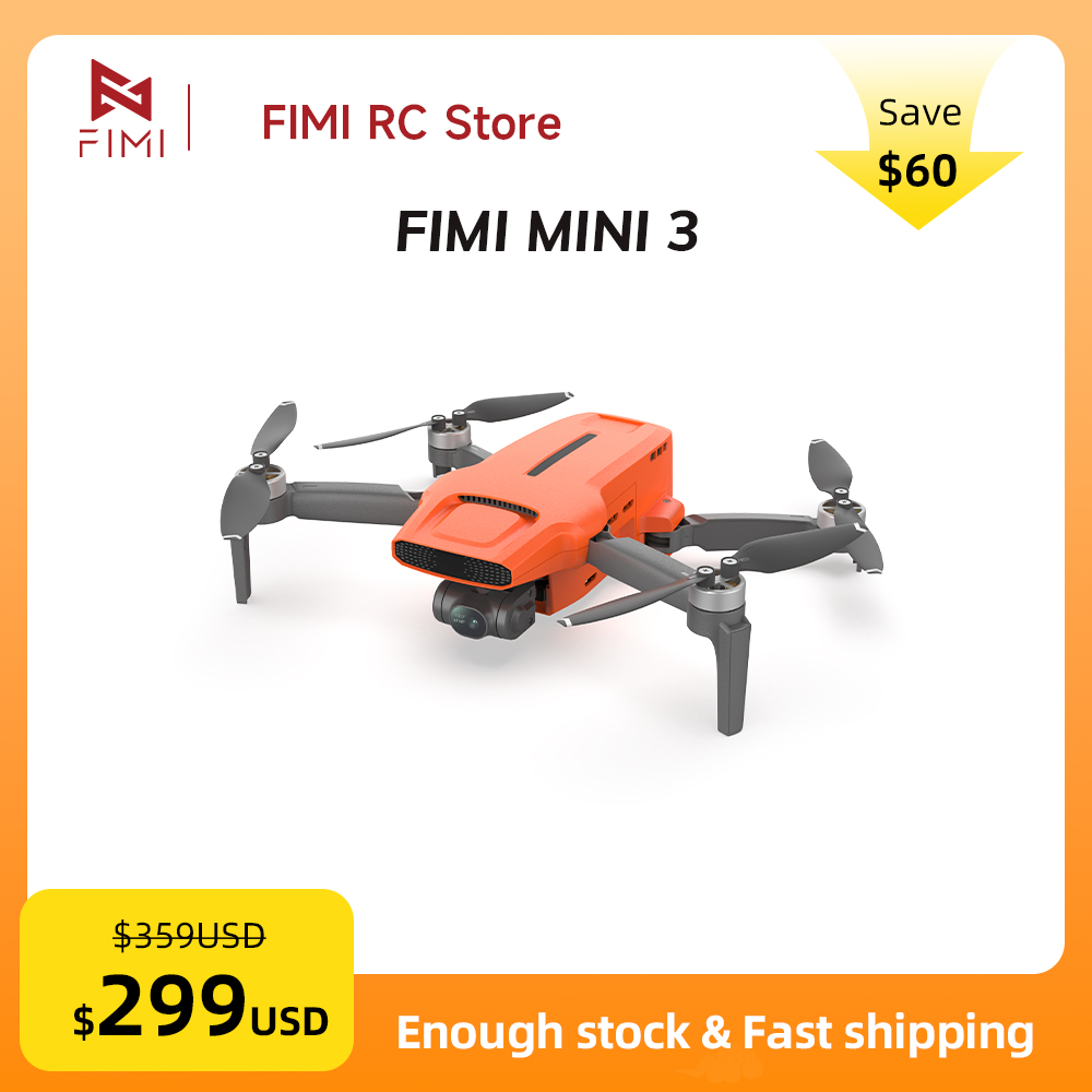 Drone Camera With Gimbal - FIMI MINI 3 Camere Drone 4K