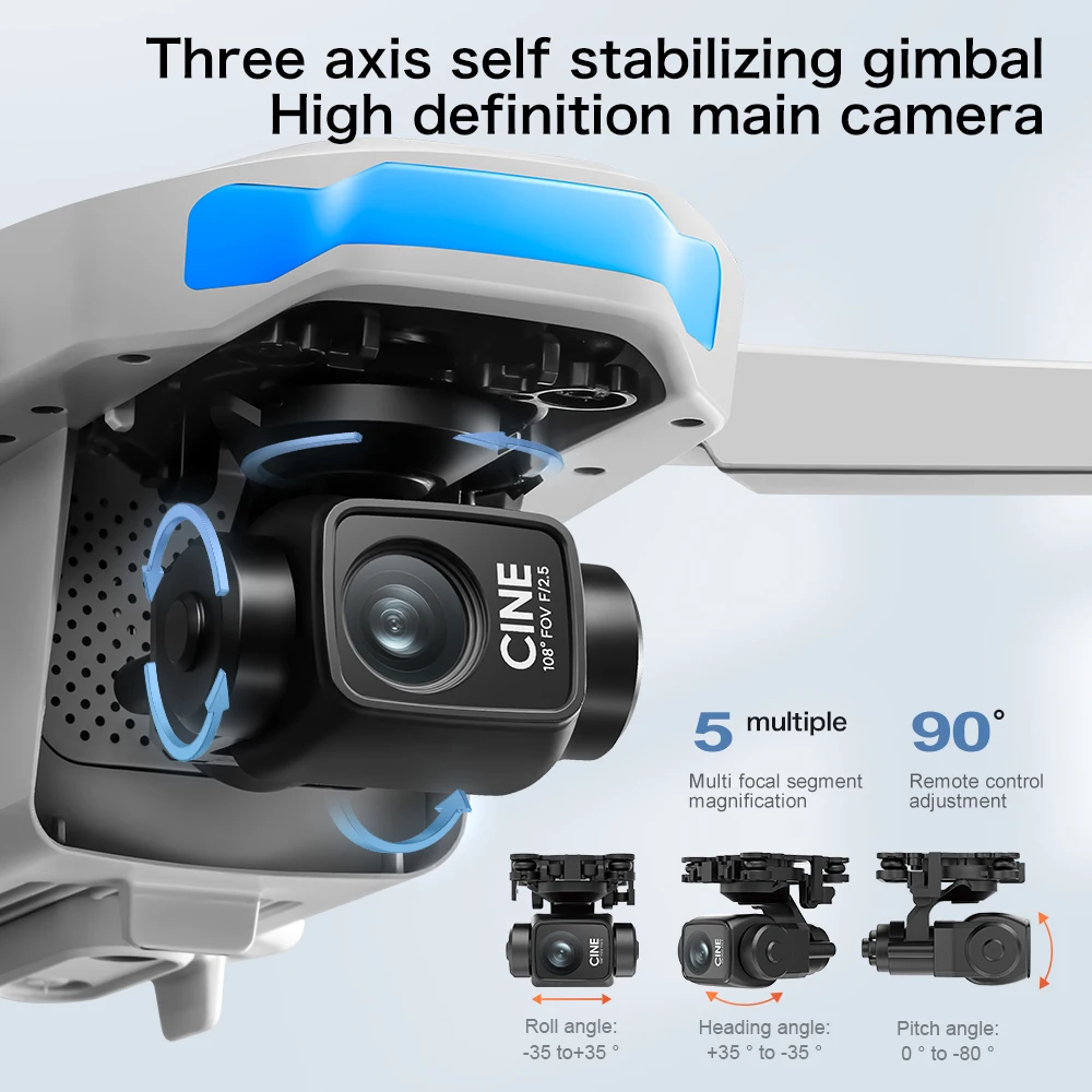 Original S-X1 GPS Foldable RC  - Drone Camera With Gimbal review and price
