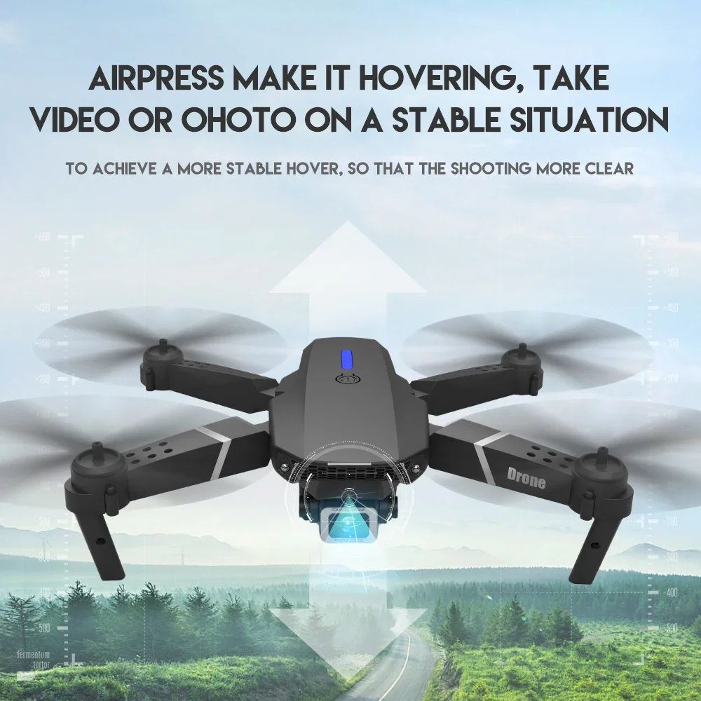 Professional Drone E88 4K Wide - Drone Camera Wide Angle review and price