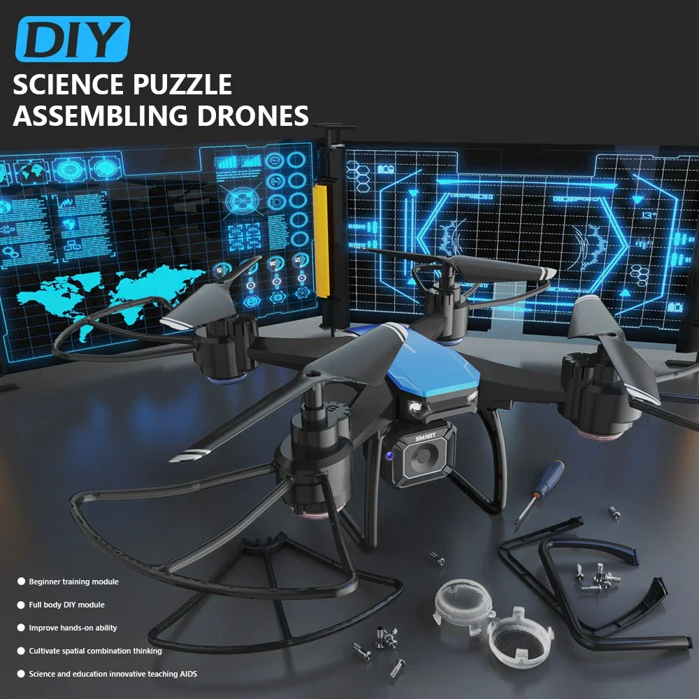 JJRC H108 DIY Teaching Assembl - Drone Camera Hd review and price