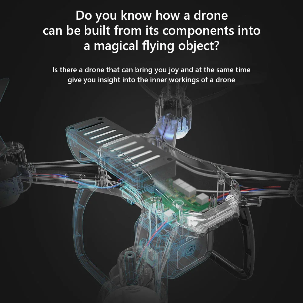 JJRC H108 DIY Teaching Assembl - Drone Camera Hd review and price